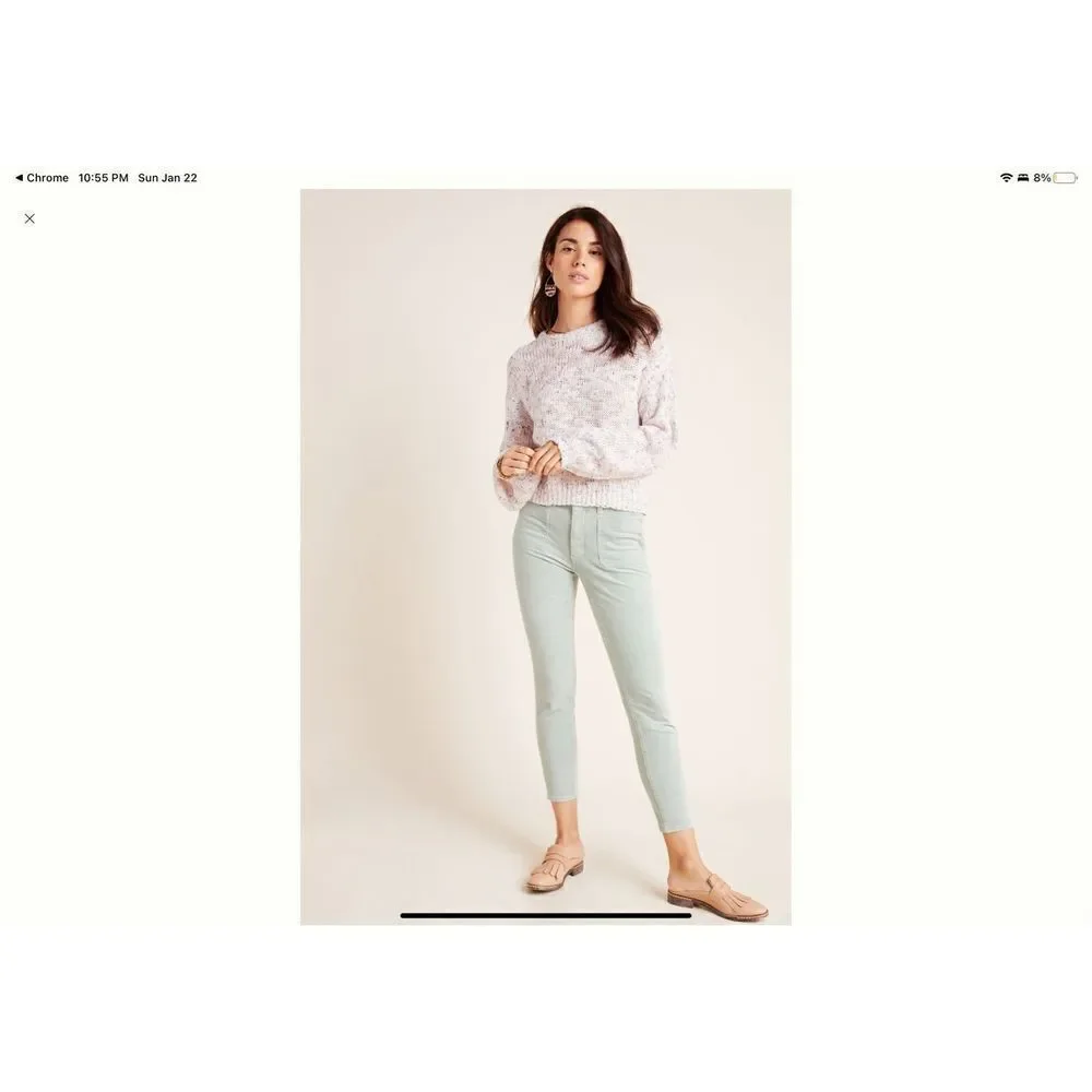 ANTHROPOLOGIE Pilcro High-Rise Skinny Jeans | ankle length pants | apricot | siz - Picture 10 of 10